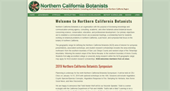 Desktop Screenshot of norcalbotanists.org
