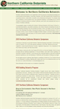 Mobile Screenshot of norcalbotanists.org